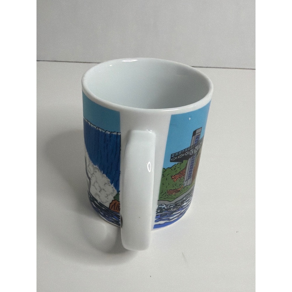 Niagara Falls Souvenir Coffee Mug Maid Of The Mist Boat Graphic Ceramic Cup - Picture 2 of 7
